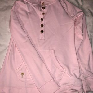 Lilly Pulitzer pink captain popover